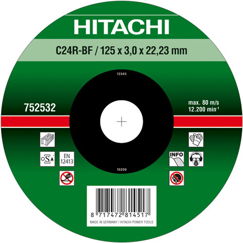 Hikoki vágótárcsa kő 125x3