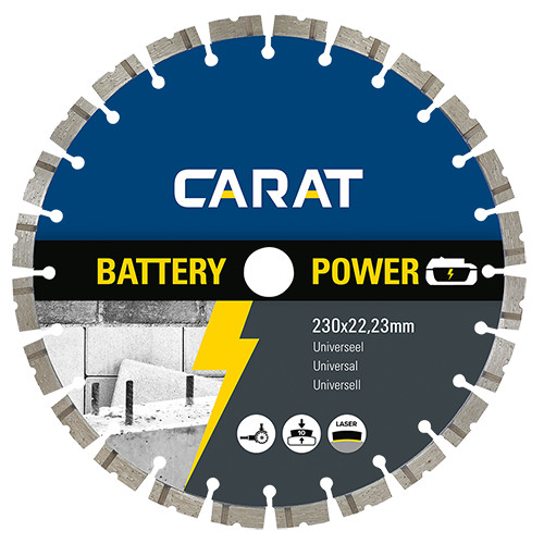 Carat gyémántkorong akkus gépekhez 125mm/22,2