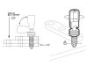 Piher TCP- TS leszorítócsavar Ø16mm