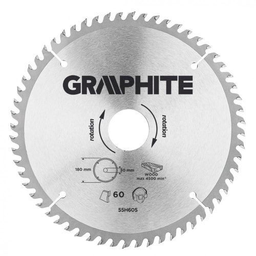 Graphite kőrfűrészlap 180x30mm 60fog.