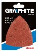 Graphite csiszolópapír 5r. 83x83x83mm 60,80,100