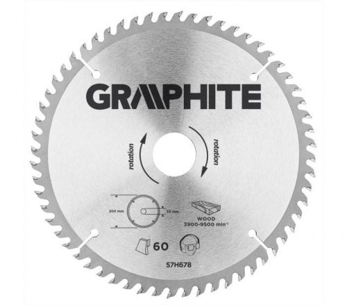 Graphite kőrfűrészlap 200x30mm hm 60fog