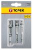 Topex adapterkészlet 3r. 1/4" -3/8" -1/2"