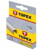 Topex tűzőkapocs 6mm 1000db j/53 11,3mm széles