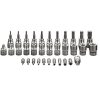 Neo Tools torx kulcs készlet 34r. 3/8" e4-e20,t10-t60