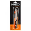 Neo Tools pvc vágókés 18mm fémbetétes, tördelhető pengés