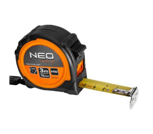 Neo Tools mérőszalag 3m/19mm gumis mágneses