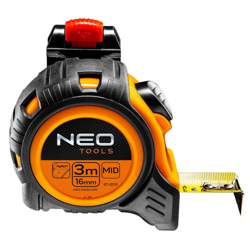 Neo Tools mérőszalag 3m/16mm acélházas övre