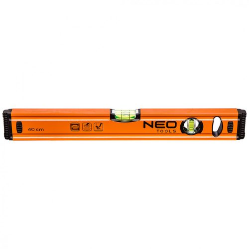 Neo Tools vizmérték 40 cm 2 libell. profi