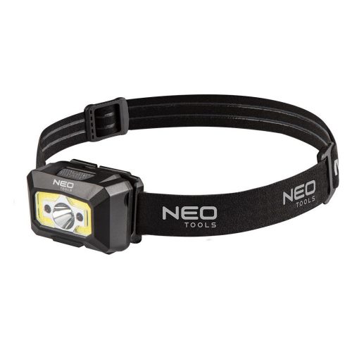 Neo Tools fejlámpa tölthető usb 250 lumen